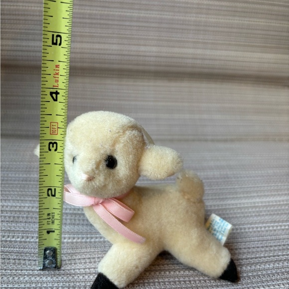 Rare (2) -Vtg. R Dakin Wool Lamb 1983 Mini 3.5" Plush Sheep Collectibles - Picture 13 of 13